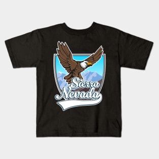 Sierra Nevada Travel logo Kids T-Shirt